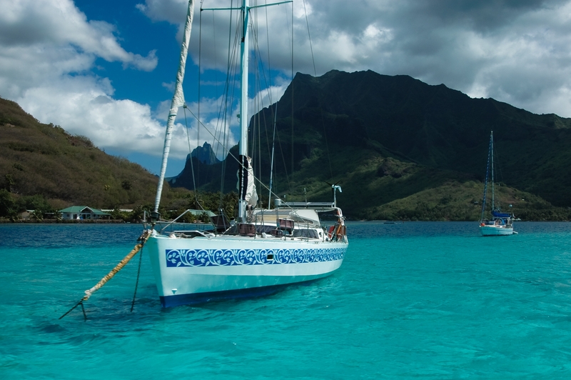 Tahiti anchorage